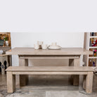 Mango wood Delabole dining table, 140 cm