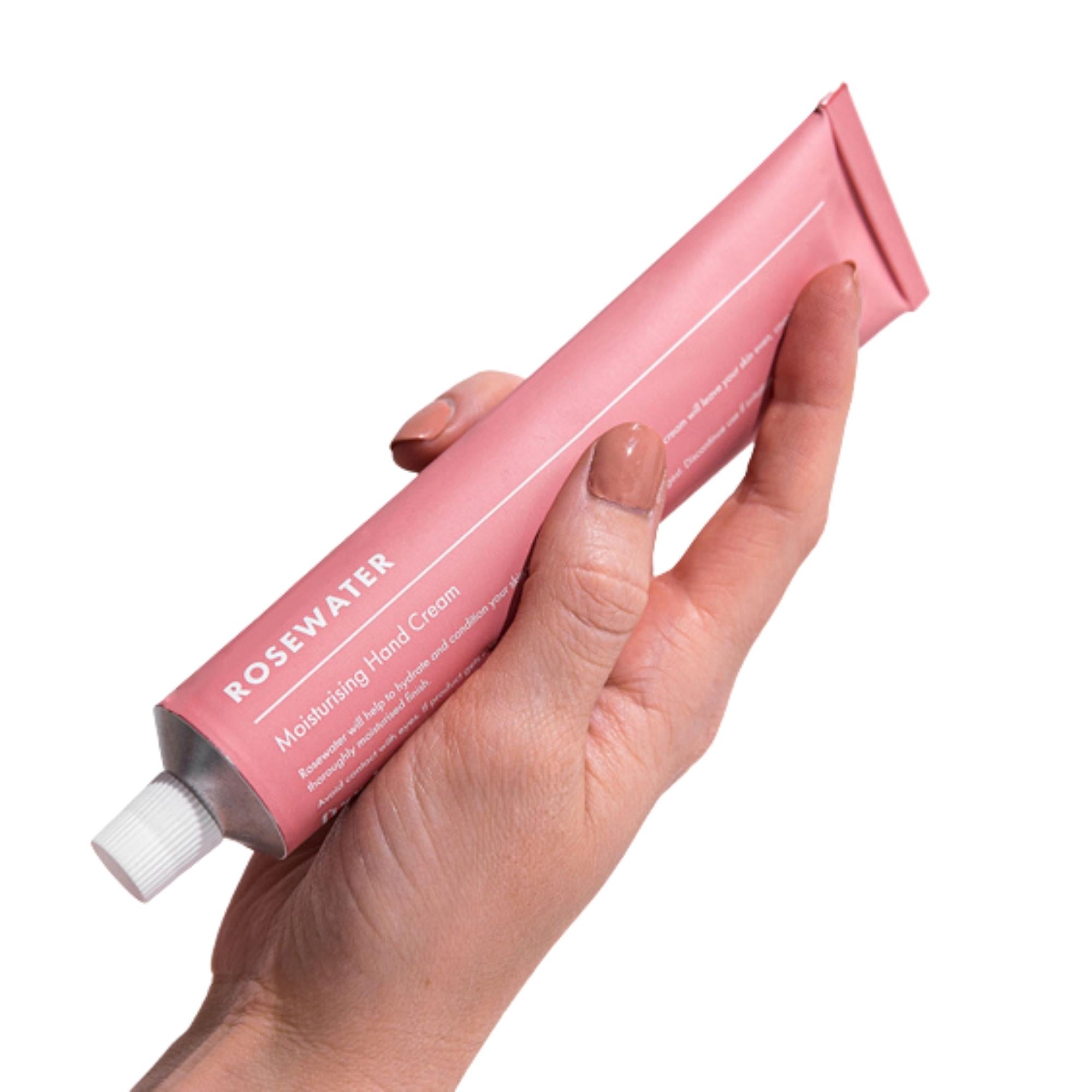 Moisturising Rosewater hand cream, 100g, vegan friendly, made in Australia