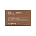 Organic coffee body bar, 200g, triple milled, made in Australia, detail