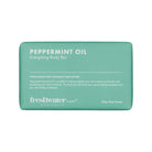 Peppermint body bar, olive oil and shea, vegan, made in Australia, detail