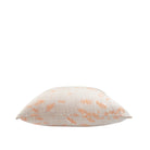 Persimmon and white ikat cushion in 100% cotton, 50 cm cushion cover