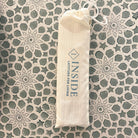 Reusable bamboo straws, set of 10 with cleaning brush