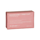Rosewater and pink clay 200g body bar, naturally derived soap, styled detail