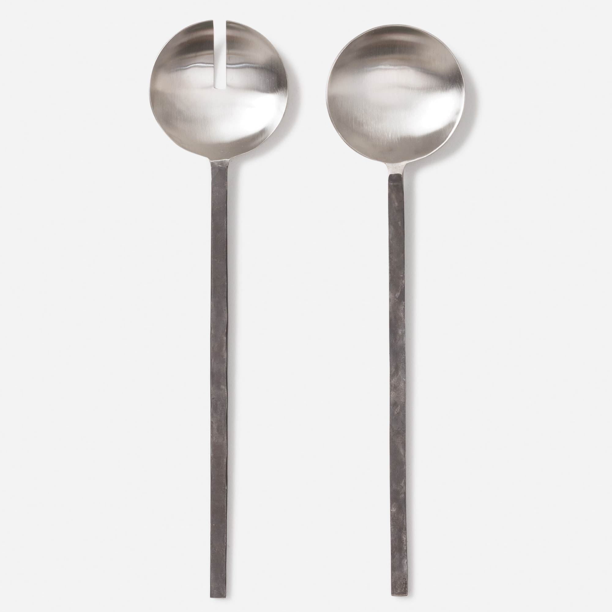 Hand Forged Salad Serves Burnished
