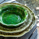 Sthal seaweed small bowl with scalloped edge, stoneware, 17cm, made in Portugal