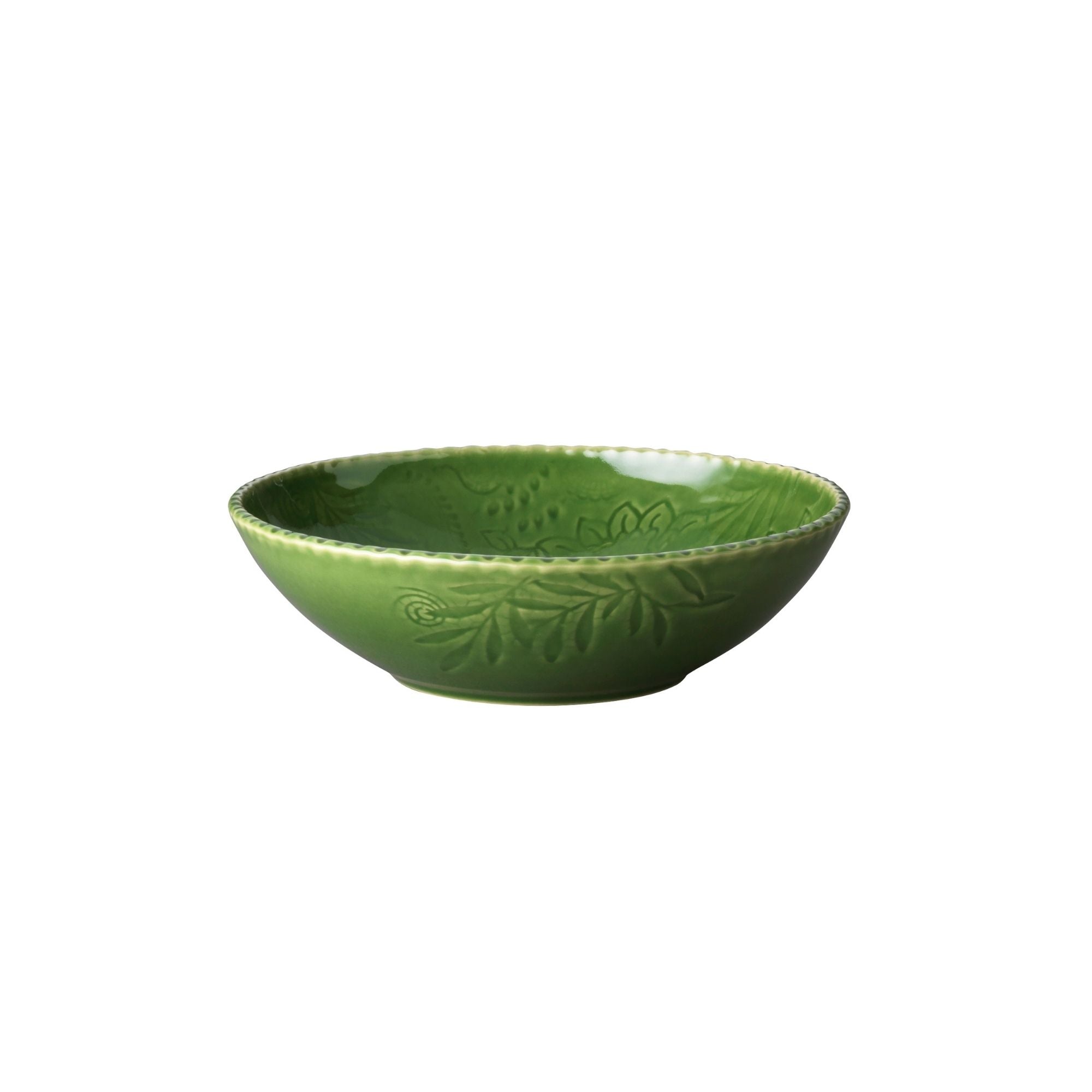 Sthal primavera small serving bowl with cracked glaze, stoneware, 24cm, made in Portugal