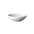 Sthal white small serving bowl with cracked glaze, stoneware, 24cm, made in Portugal