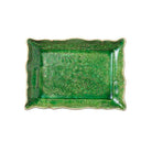 Sthal appetizer plate in seaweed green ceramic, made in Portugal