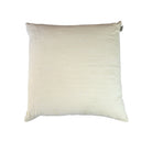 Teo striped linen cushion cover in citron and coconut, subtle stripe, 55 x 55cm