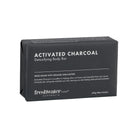 Triple-milled activated charcoal body bar with shea butter and olive oil, 200 g