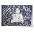 Denim Hong Kong themed tea towel, cotton, design detail