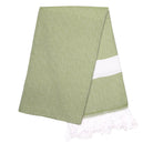 Sultan Turkish cotton towel, quick-drying, beach wrap or throw, styled