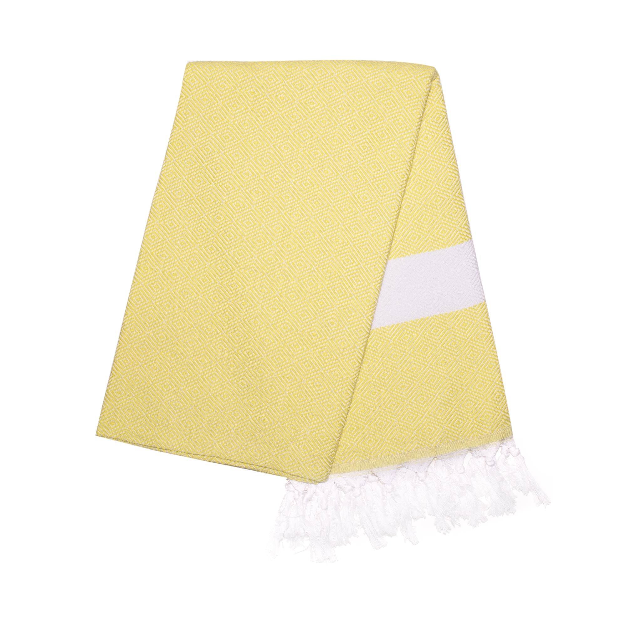 Sultan Turkish cotton towel, soft woven weave, detail