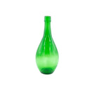 Vintage green glass bottle by All'origine, mouth and machine blown