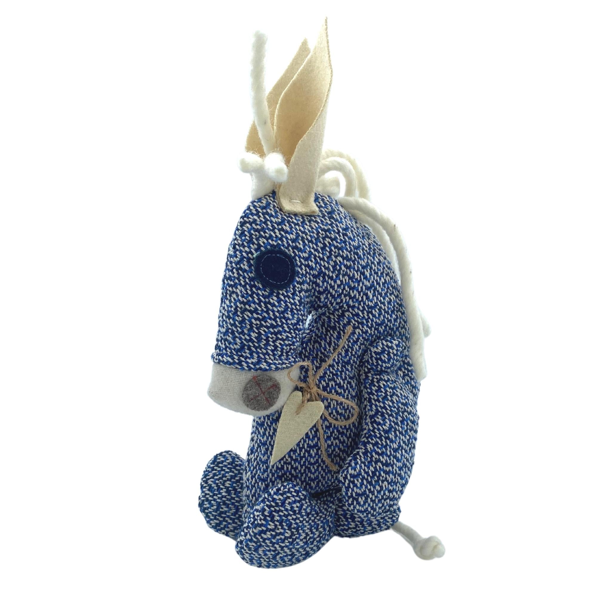 Woollen cuddly pony, handmade in Portugal